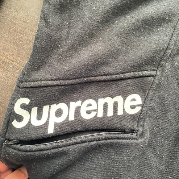 Supreme Hoodie Colorblock Black SIze Medium Zip Up - Picture 1 of 5